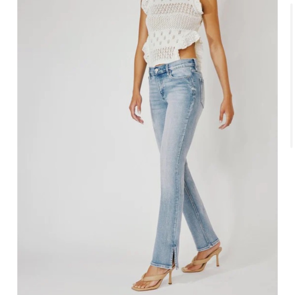 KanCan Mid Rise Y2K Boot Jean